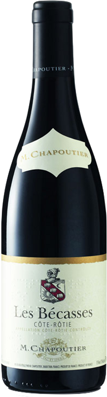 Bottiglia di Cote Rotie Les Becasses AOC M. Chapoutier di M. Chapoutier