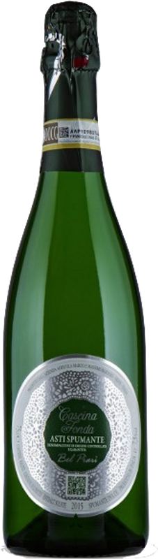 Flasche Asti Spumante Moscato DOCG Bel Piasi Fonda von Fonda
