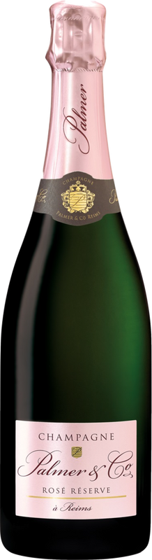Bottiglia di Champagne Palmer Rosé Reserve AOC Château Palmer di Château Palmer