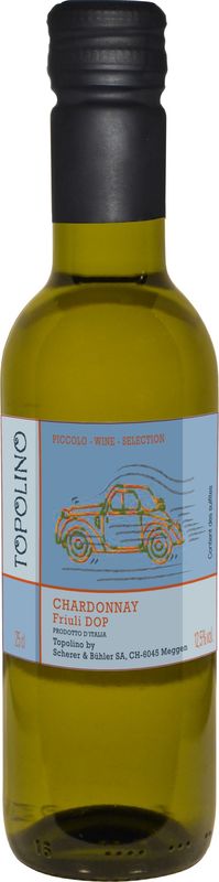 Bottiglia di Topolino Chardonnay Friuli Grave DOP Topolino di Topolino