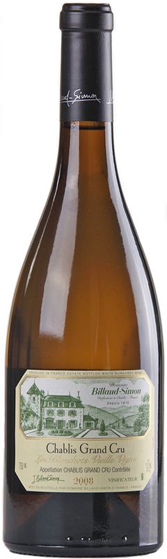 Flasche Chablis Grand Cru AC Les Blanchots Domaine Billaud-Simon von Domaine Billaud-Simon