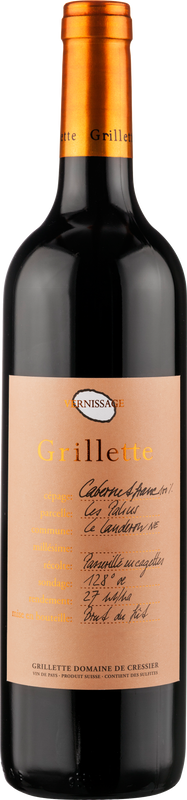 Flasche Passerillés Vernissage Cabernet Franc Neuchatel VdP Grillette Domaine De Cressier von Grillette Domaine De Cressier