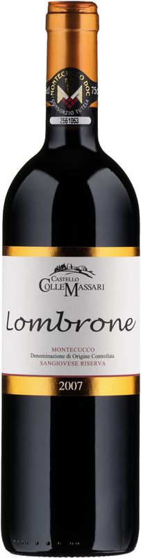 Flasche Montecucco DOC Riserva Lombrone Castello Colle Massari von Castello Colle Massari
