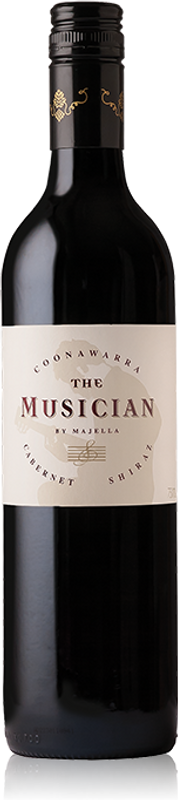 Flasche The Musician Cabernet Shiraz Majella von Majella
