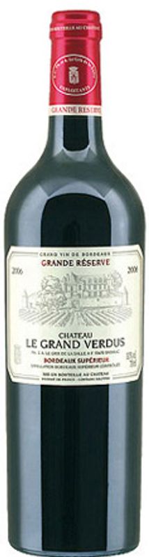 Flasche Chateau Le Grand Verdus Bordeaux Superieur AOC Grande Reserve Château Le Grand Verdus von Château Le Grand Verdus