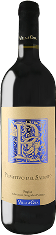 Flasche Primitivo del Salento IGP Villa d'Ora Cantina Gadoro von Cantina Gadoro