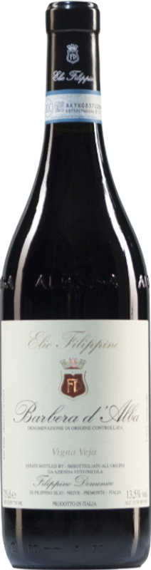 Bouteille de Vigna Veja Barbera d'Alba DOC Elio Filippino de Elio Filippino