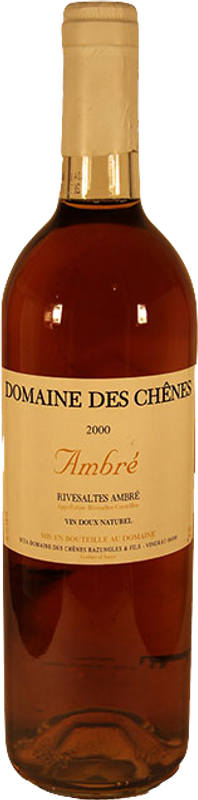 Bottiglia di Rivesaltes Ambré AOC Domaine des Chênes di Domaine des Chênes