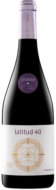 Bouteille de Latitude 40 Crianza Carmen López Delgado i Luis Ruiz Martin de Carmen López Delgado i Luis Ruiz Martin