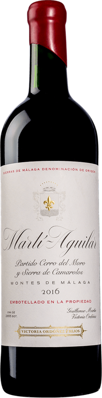 Bouteille de Martí-Aguilar Sierras de Málaga DO Victoria Ordóñez de Victoria Ordóñez