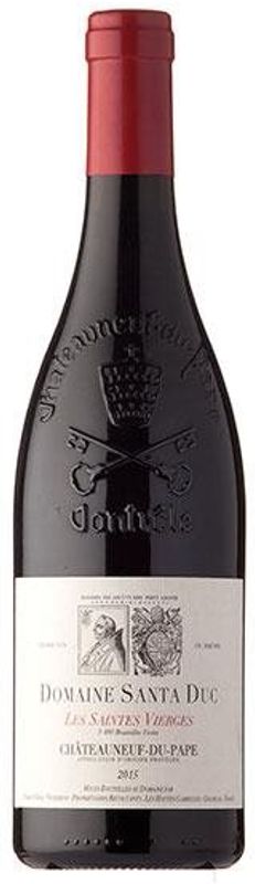 Bouteille de Châteauneuf du Pape AOC Les Saintes Vierges Single Vineyard Cuvée Domaine Santa Duc de Domaine Santa Duc