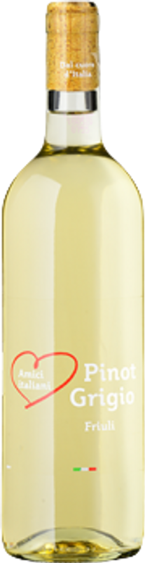 Flasche Amici Italiani Pinot Grigio Friuli Grave DOC Schenk von Schenk