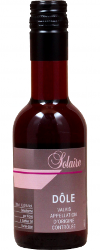 Flasche Dole Valais AOC Solaire Joseph Gattlen von Joseph Gattlen