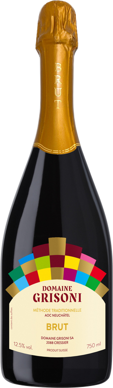 Flasche Brut Neuchâtel AOC Domaine Grisoni von Domaine Grisoni