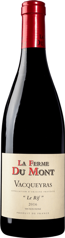 Flasche Le Rif Vacqueyras Rouge AOP Domaine de la Ferme du Mont Benault von Domaine de la Ferme du Mont Benault