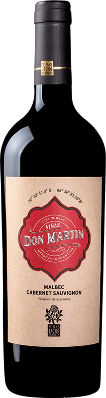 Flasche Don Martin Mendoza City Malbec / Cabernet Sauvignon Viñas Don Martin von Viñas Don Martin