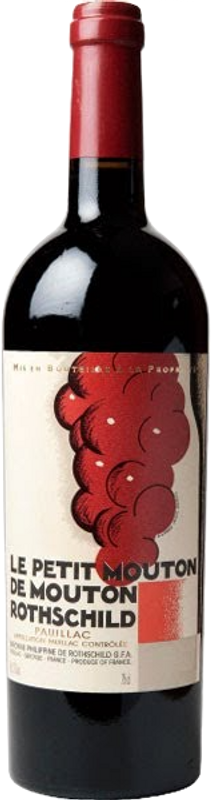 Flasche Petit Mouton De Mouton Rothschild 2eme Vin Pauillac Château Mouton-Rothschild von Château Mouton-Rothschild