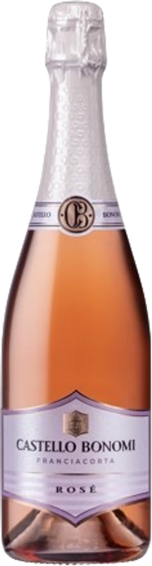 Flasche Franciacorta DOCG Brut Rosé Castello Bonomi von Castello Bonomi