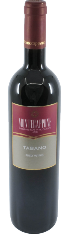 Flasche Tabano Vino Rosso IGT Marche Montecappone von Montecappone