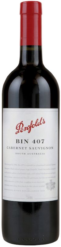 Flasche Bin 407 Cabernet Sauvignon Penfolds von Penfolds