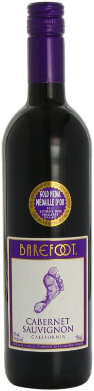Flasche Cabernet Sauvignon Barefoot von Barefoot