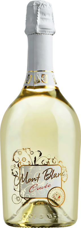Flasche Cuvée Mont Blanc Vino Spumante Extra Dry Montelliana von Montelliana