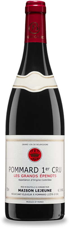 Bottle of Pommard Grands-Epenots 1er cru AC Domaine Lejeune from Domaine Lejeune