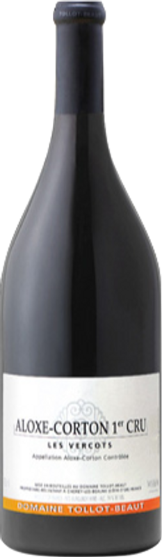 Bottiglia di Les Vercots Aloxe-Corton 1er Cru AOC Domaine Tollot-Beaut di Domaine Tollot-Beaut