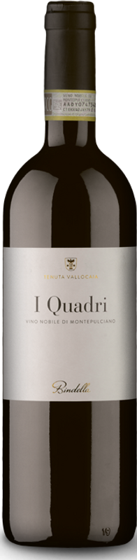 Bottle of I Quadri Vino Nobile di Montepulciano DOCG Bindella / Tenuta Vallocaia from Bindella / Tenuta Vallocaia