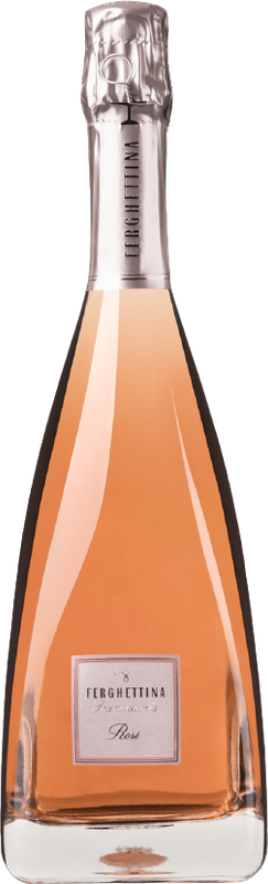 Flasche FRANCIACORTA ROSE Brut DOCG Ferghettina von Ferghettina