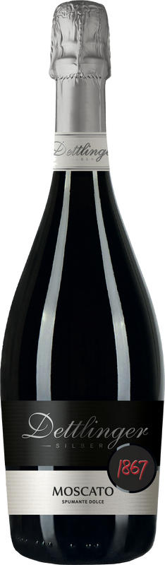 Flasche Dettlinger Silber Doux DOC Moscato Spumante Dettlinger von Dettlinger