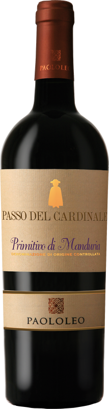 Bouteille de Primitivo di Manduria DOC Passo del Cardinale Vinagri / Paolo Leo de Vinagri / Paolo Leo