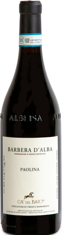 Bouteille de Barbera d'Alba Paolina DOC Cà del Baio di Giulio Grasso de Cà del Baio di Giulio Grasso