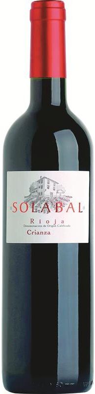 Flasche Rioja Crianza DOCa Espana Solabal von Solabal