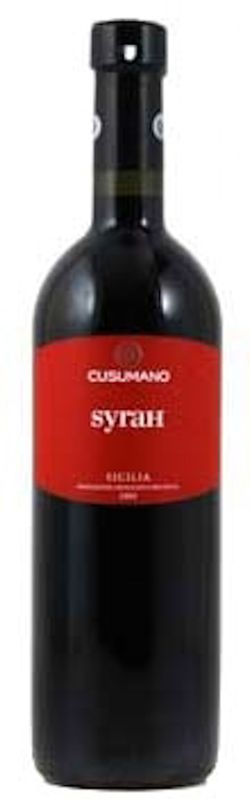 Bouteille de Syrah Sicilia IGT Cusumano de Cusumano