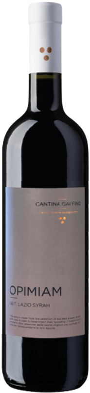 Flasche Opimiam Syrah Lazio IGT Cantina Gaffino von Cantina Gaffino