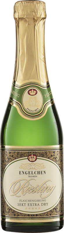 Bottiglia di Engelchen Rieslingsekt Extra-Dry Sektkellerei am Turm di Sektkellerei am Turm
