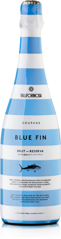Bottle of Blue Fin Cava Brut Reserva Masia Vallformosa from Masia Vallformosa