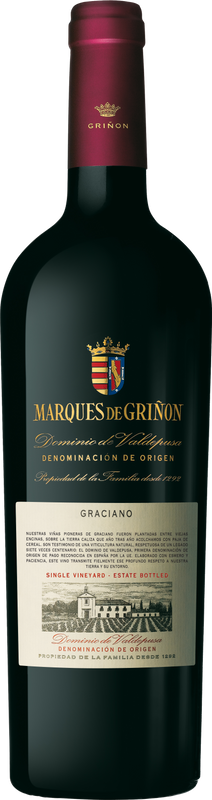 Bouteille de Graciano Marques de Grinon Dom. de Valdepusa DO Dominio de Valdepusa Marqués de Griñon de Dominio de Valdepusa Marqués de Griñon