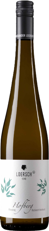 Bouteille de Riesling Dhroner Hofberg Kabinett feinherb Weingut Alexander Loersch de Weingut Alexander Loersch