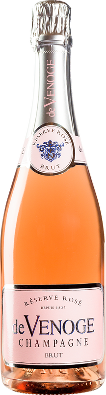 Flasche Champagne Brut Rosé De Venoge von De Venoge