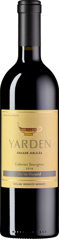 Bottle of Yarden Bar'on Cabernet Sauvignon Golan Heights from Golan Heights