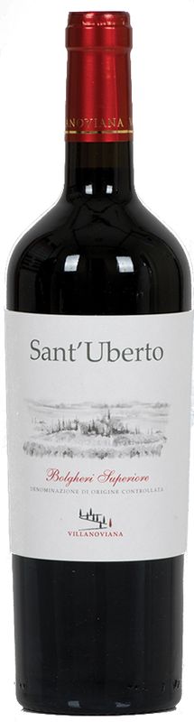Bottiglia di Sant'Uberto Bolgheri Superiore DOC Azienda Agricola Villanoviana di Azienda Agricola Villanoviana