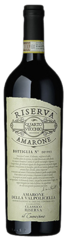 Flasche Riserva Amarone della Valpolicella Classico Quarto Vecchio von Tenuta il Canovino