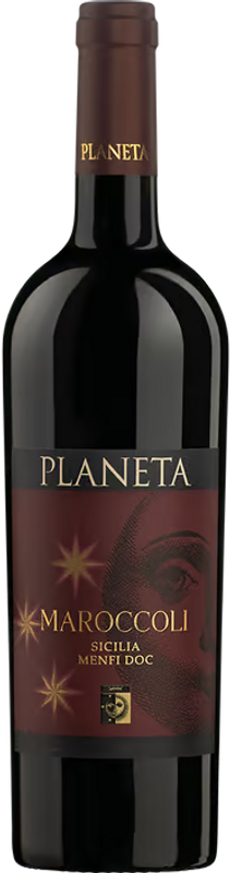 Flasche Syrah Maroccoli Rosso Sicilia Menfi DOC von Azienda Agricola Planeta