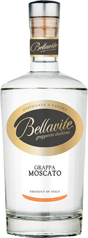 Bottle of Bellavite Grappa di Moscato  from Destillerie Castagner