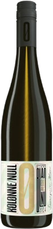 Flasche Sauvignon Blanc Alkoholfreier Wein Kolonne Null von Kolonne Null