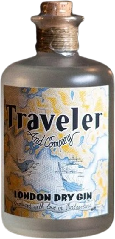 Bottiglia di Traveler & Company London Dry Gin di Traveler & Company SNC