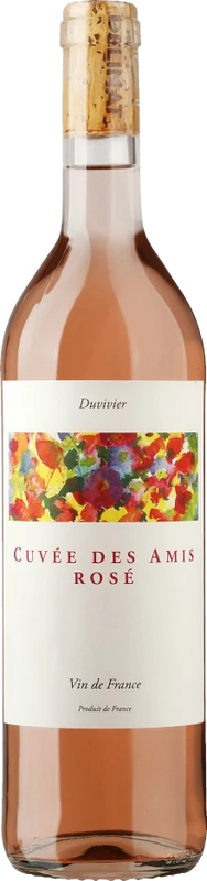 Flasche Cuvée des Amis rosé Vin de France von Château Duvivier