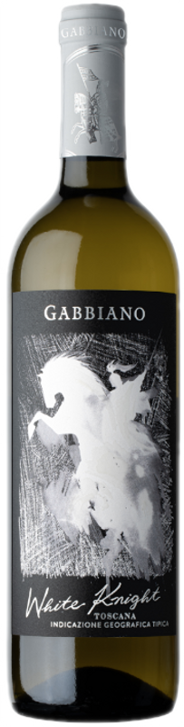 Bottiglia di White Knight di Castello di Gabbiano